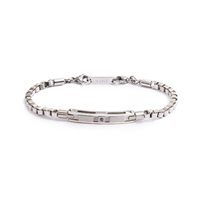 Bracelet Marlù Man Icons in Steel Zircone 30BR0022 - 30BR0022
